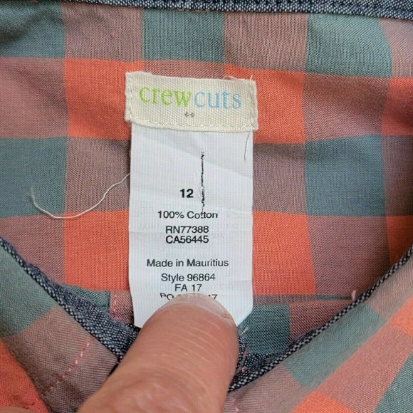 Crewcuts Plaid Button-Up Shirt - Picture 2 of 3